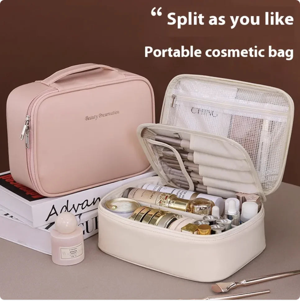 High-Capacity Chic Makeup Organizer
