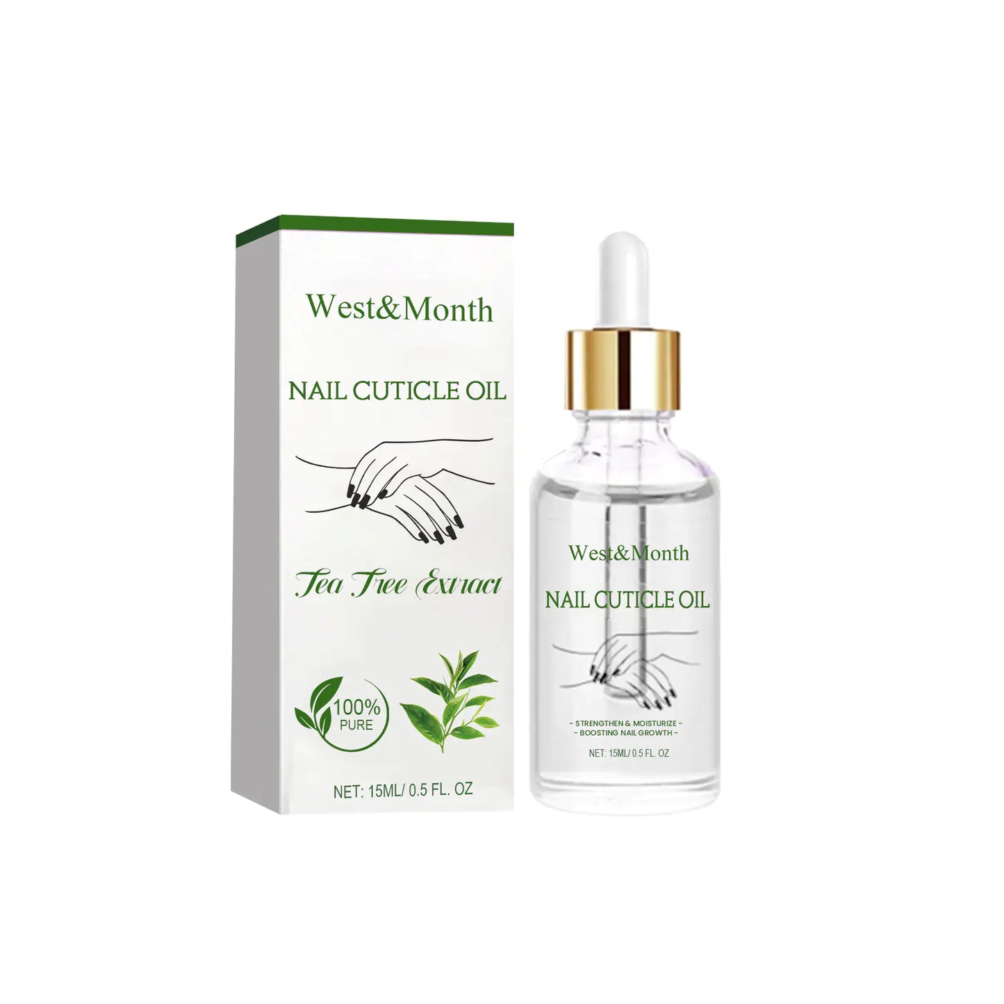 West&Month Nail Strengthening Oil for Healthy Nails