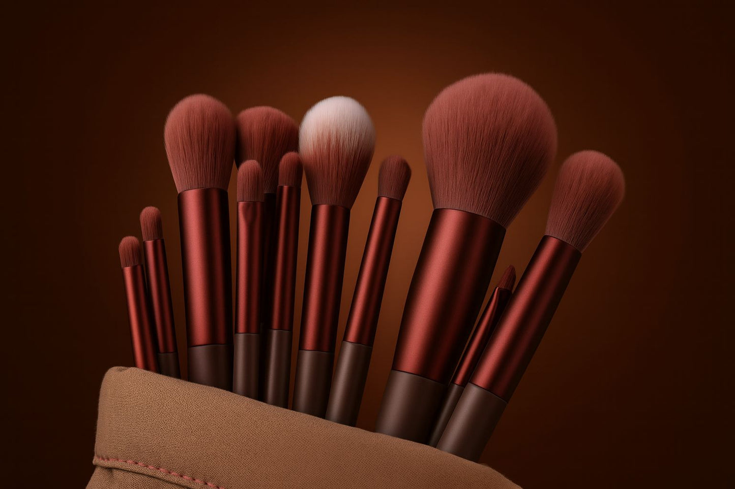 Premium Soft Makeup Brushes Set - 13 Pieces (One Set)