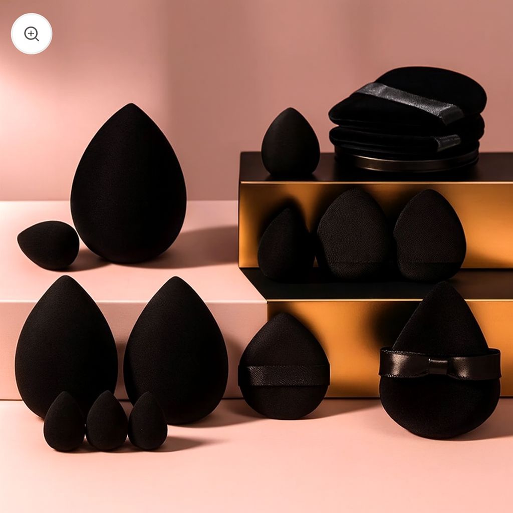 Spa Face Care Headband & Mini Makeup Sponge Set