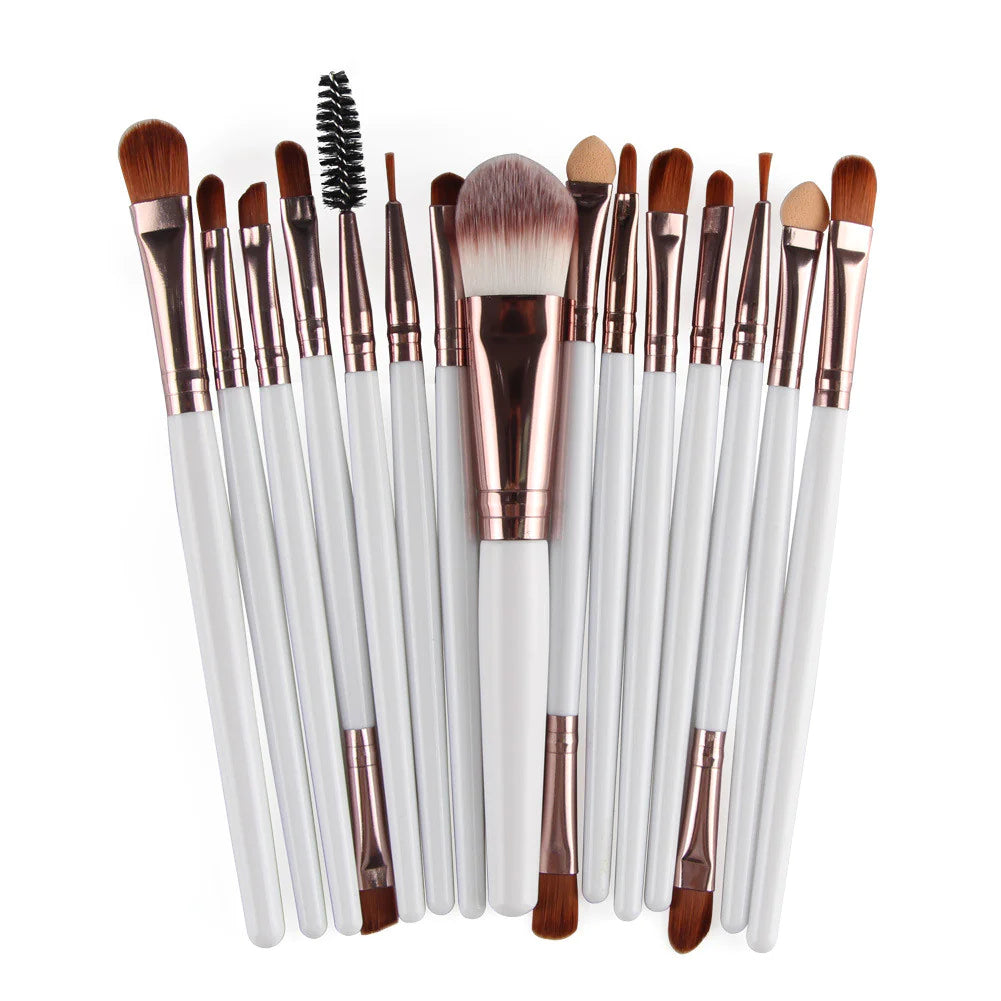 Luxury 15-Piece Professional Makeup Brush Set