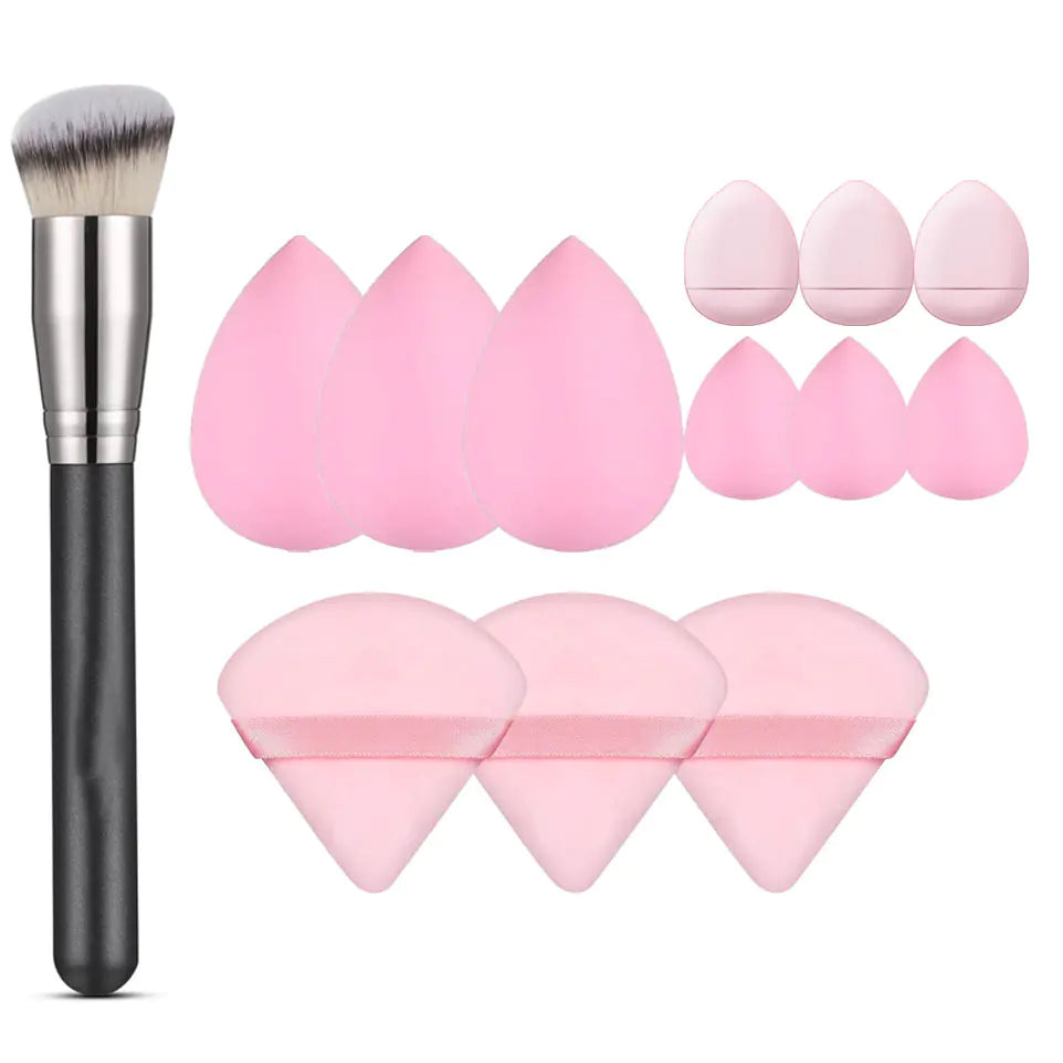 Spa Face Care Headband & Mini Makeup Sponge Set