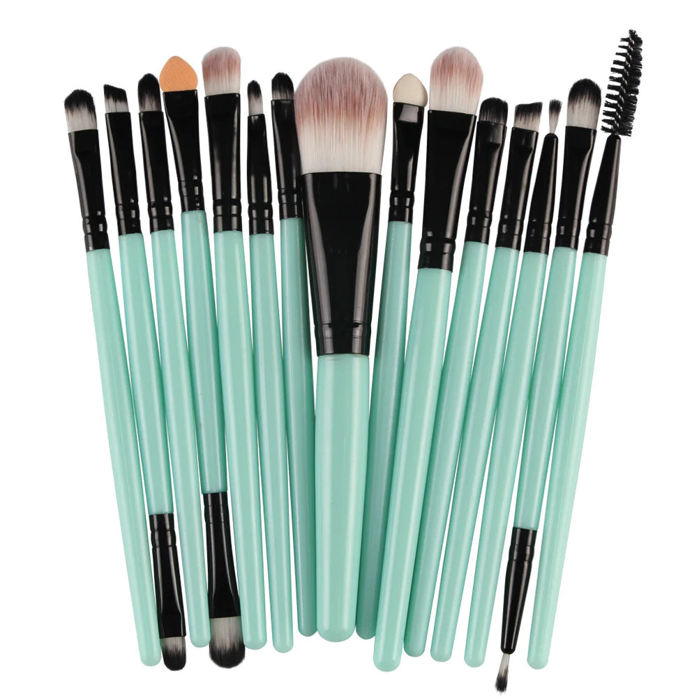 Luxury 15-Piece Professional Makeup Brush Set