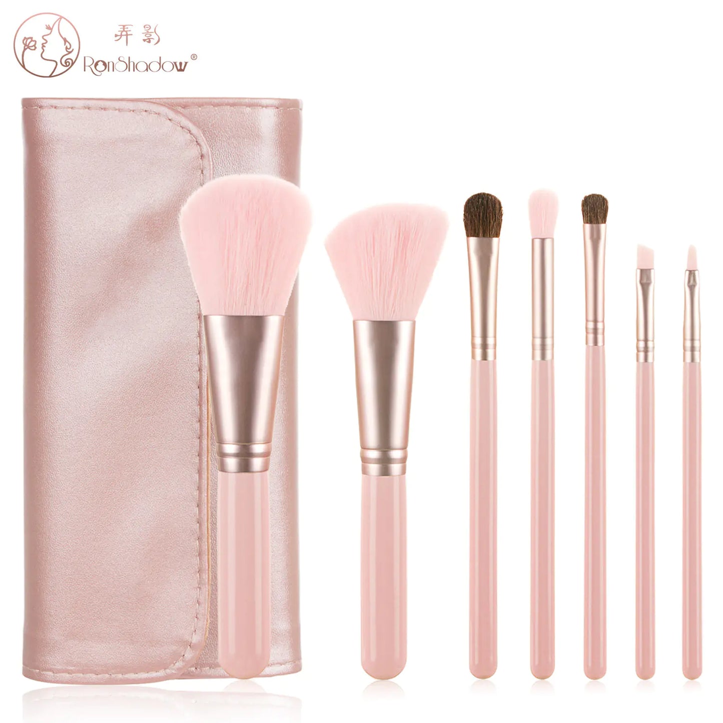 Mini Grape Makeup Brush Set with 7 Brushes