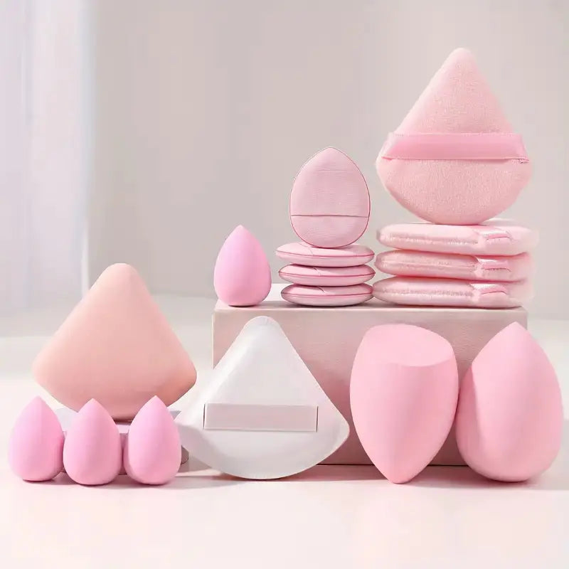 Spa Face Care Headband & Mini Makeup Sponge Set