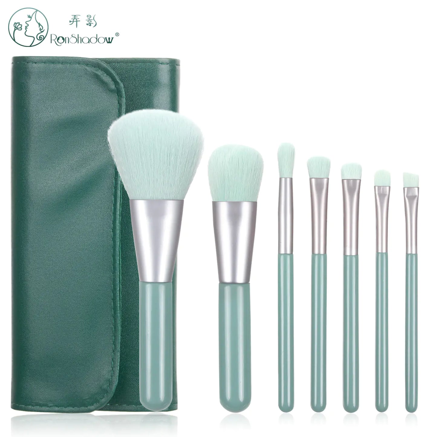 Mini Grape Makeup Brush Set with 7 Brushes