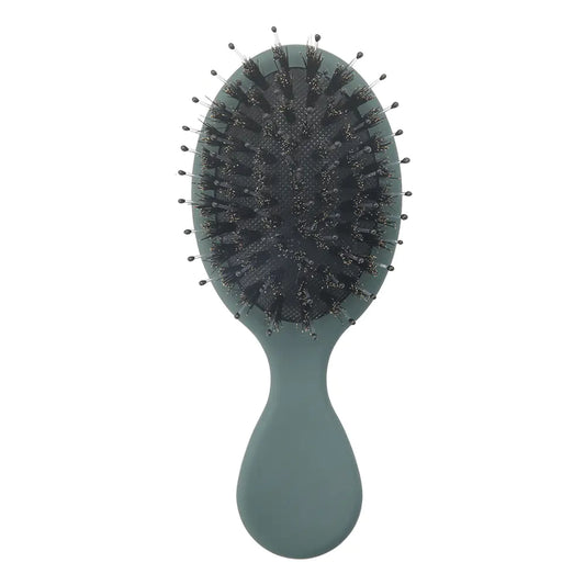 Elegant Travel Hairbrush for Knot-Free Hair