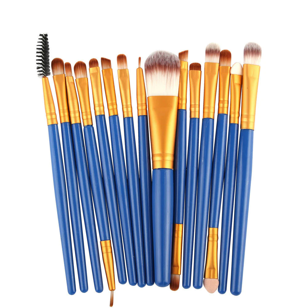 Luxury 15-Piece Professional Makeup Brush Set