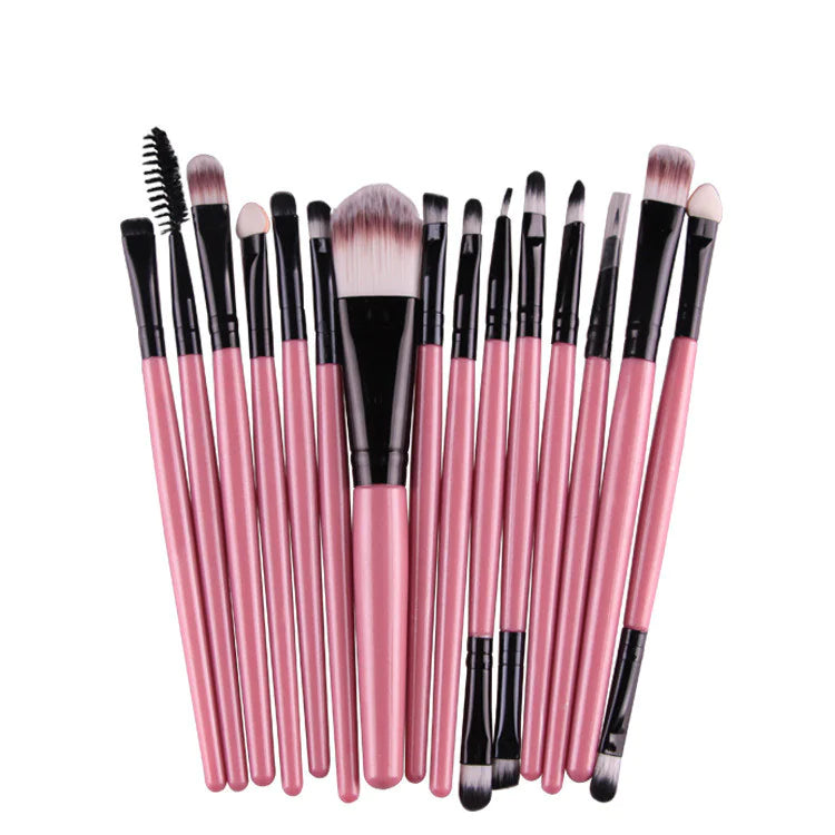 Luxury 15-Piece Professional Makeup Brush Set
