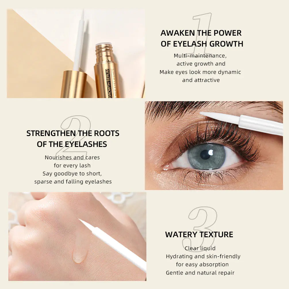 QIBEST Lengthening and Curling Mascara Serum