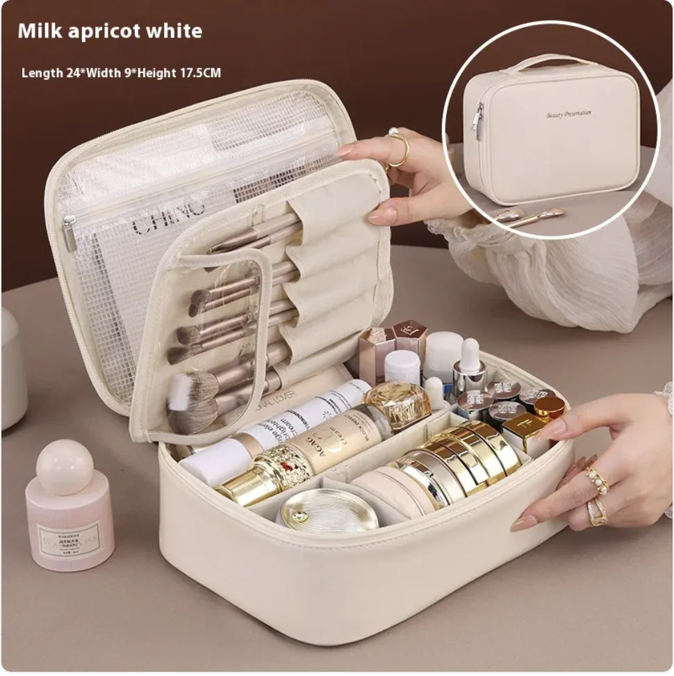 High-Capacity Chic Makeup Organizer