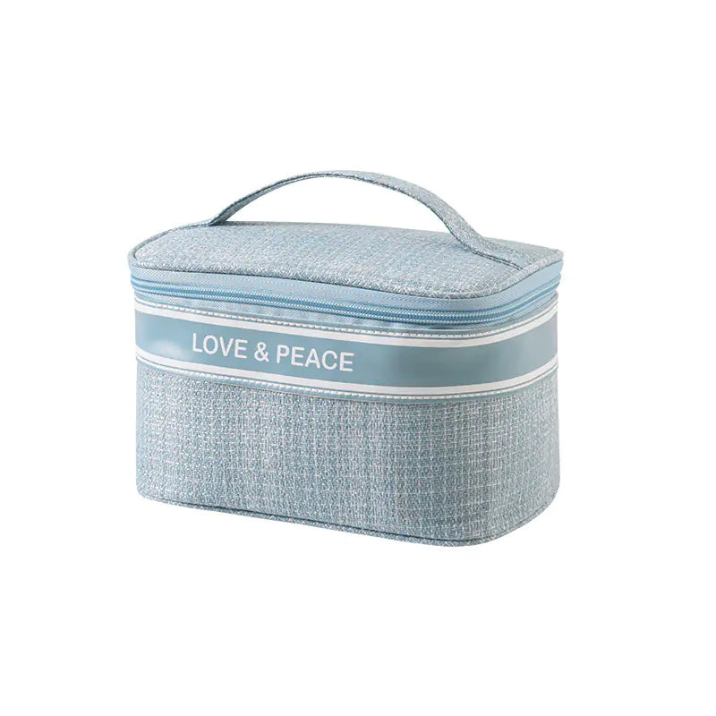 Chic Plaid Cosmetic Travel Case