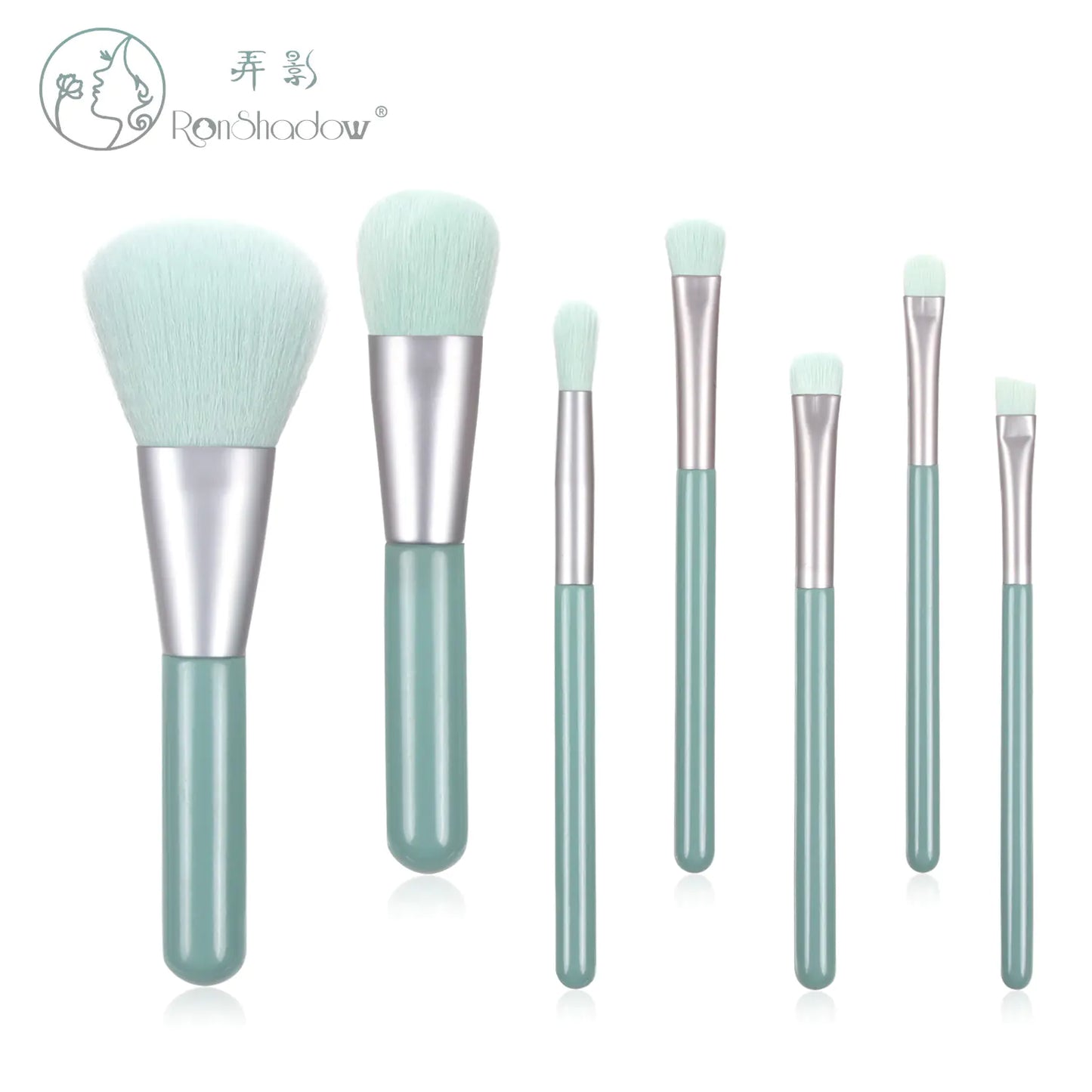 Mini Grape Makeup Brush Set with 7 Brushes