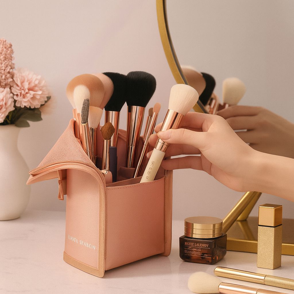 Vertical Makeup Brush Organizer
