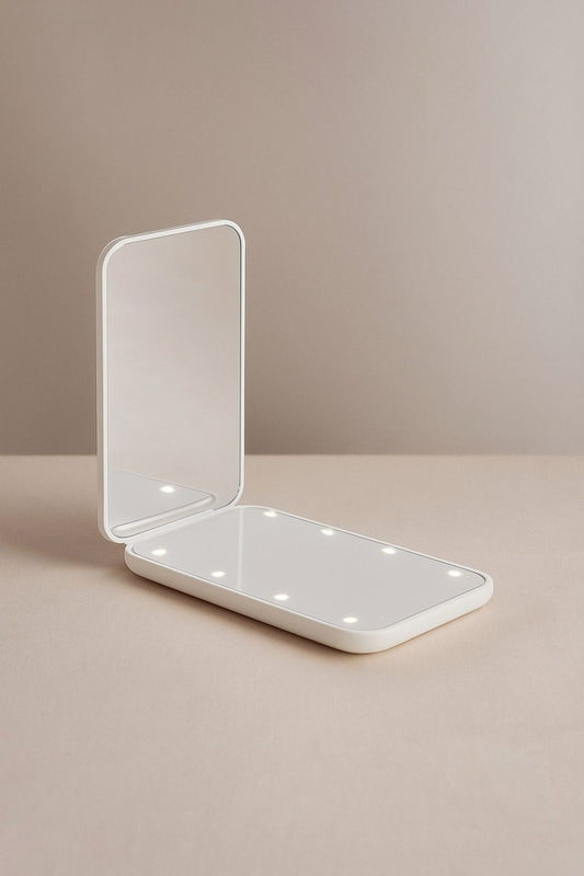 GlowFold LED Makeup Mirror