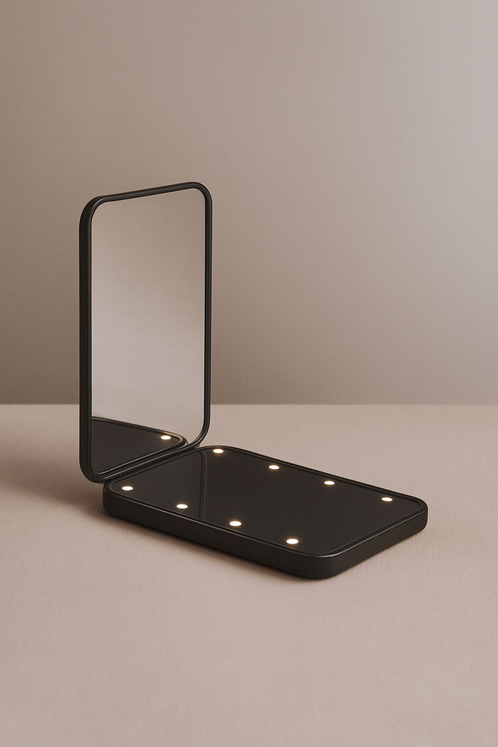 GlowFold LED Makeup Mirror