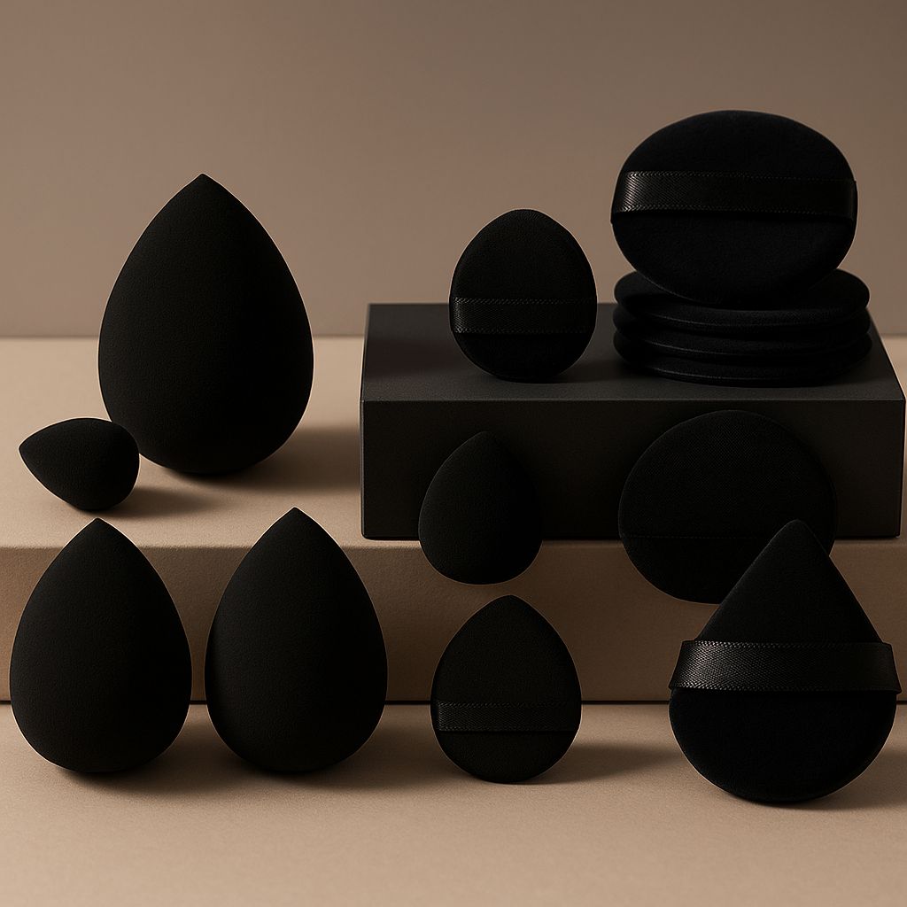 Spa Face Care Headband & Mini Makeup Sponge Set