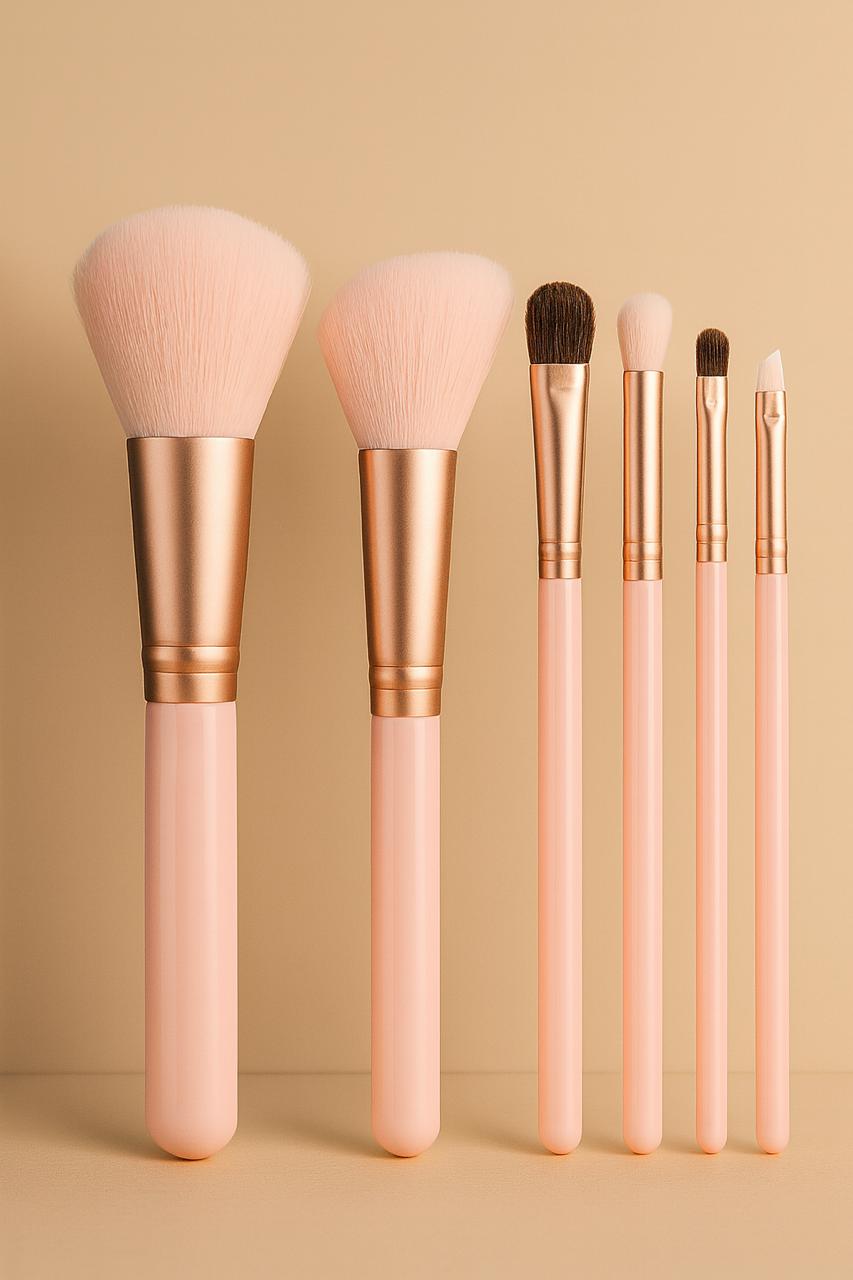 Mini Grape Makeup Brush Set with 7 Brushes