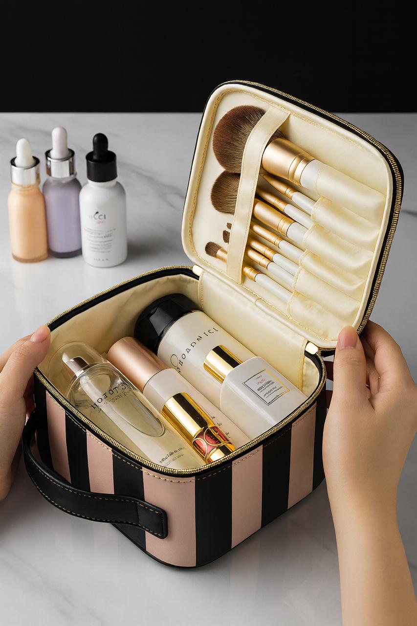 Travel-Ready Beauty Organizer Bag