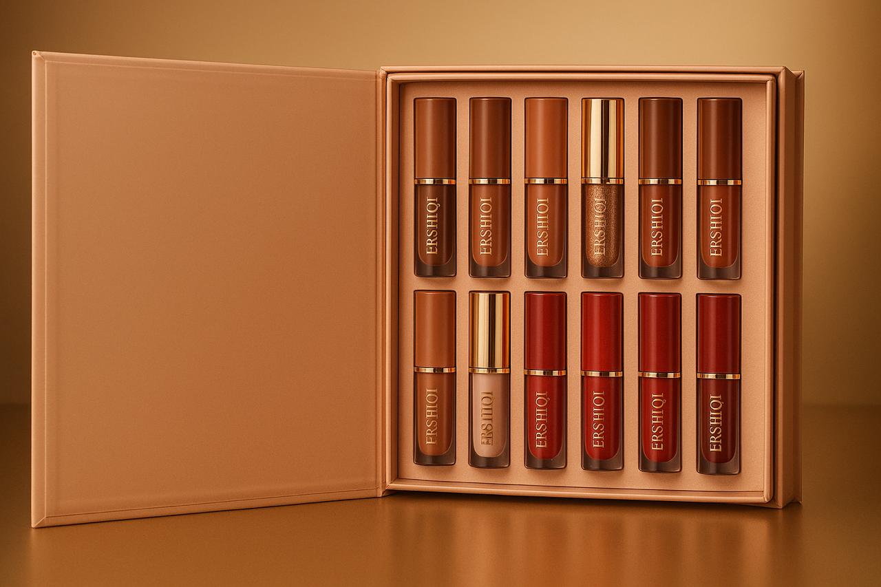 12 pcs Moisturizing Velvet Matte Lipstick Gift Box