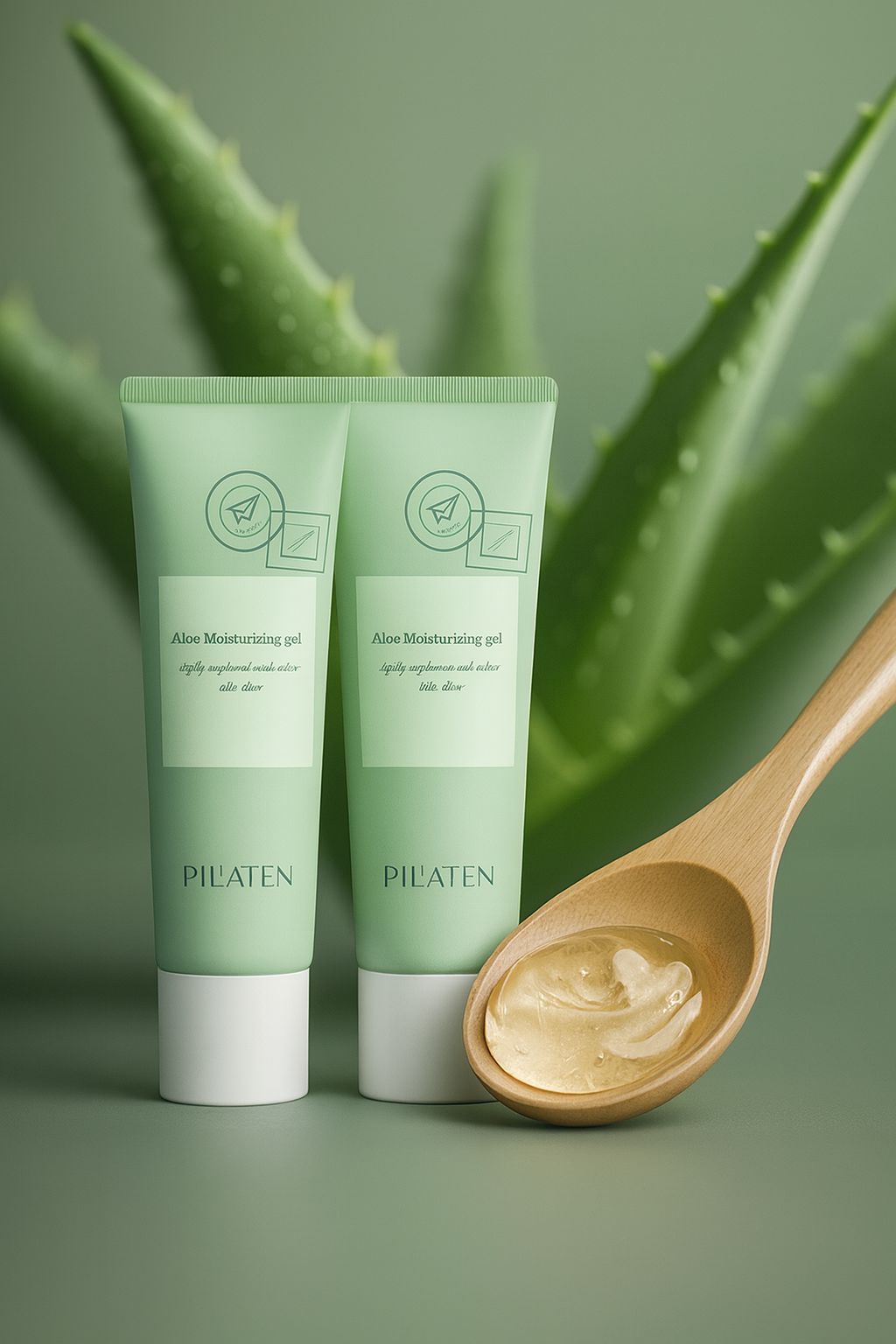 Aloe Gel for Face Moisturizing and Refreshing Care