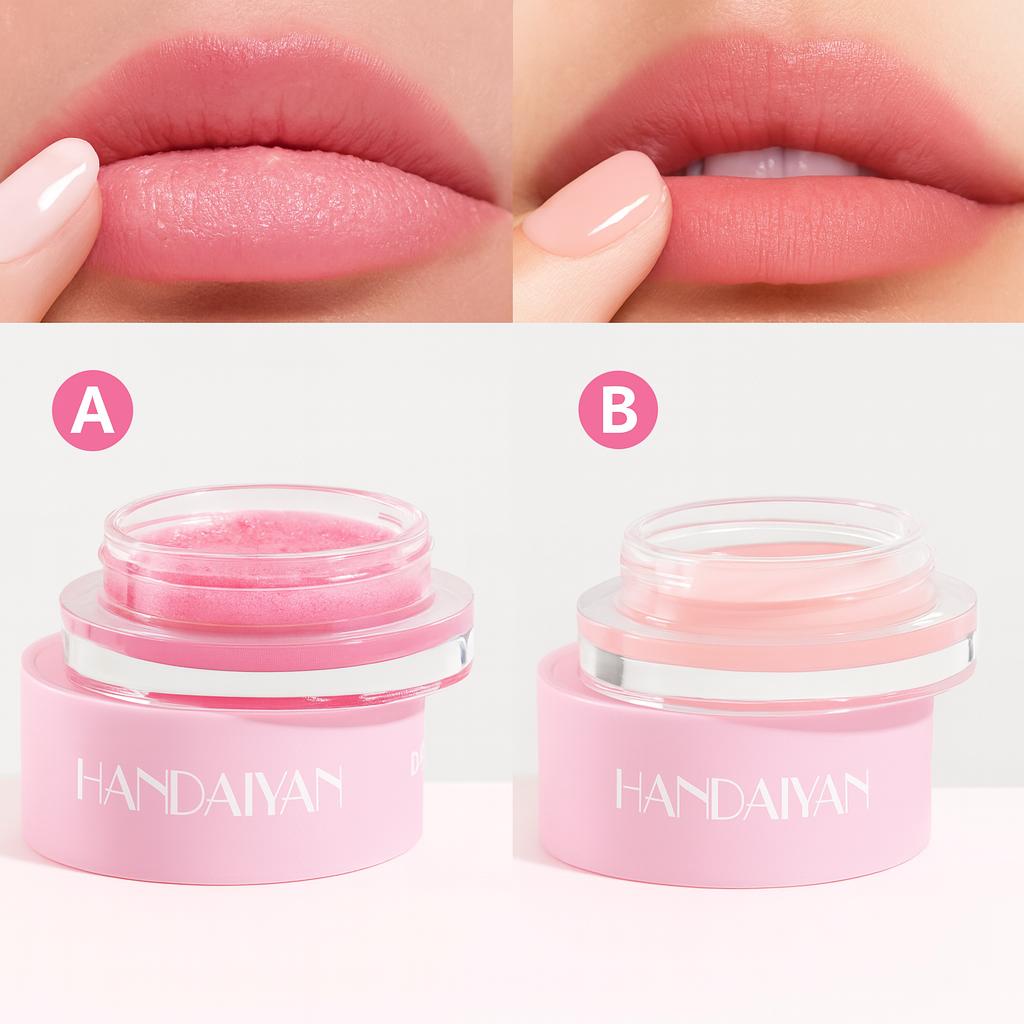 2-in-1 Frosted Lip Balm & Exfoliating Lip Scrub