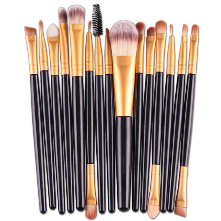 Luxury 15-Piece Professional Makeup Brush Set