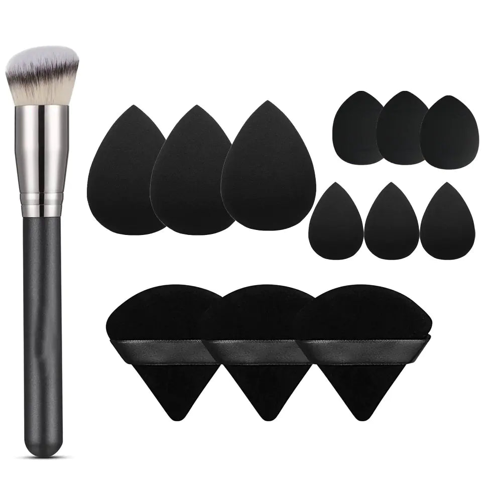 Spa Face Care Headband & Mini Makeup Sponge Set