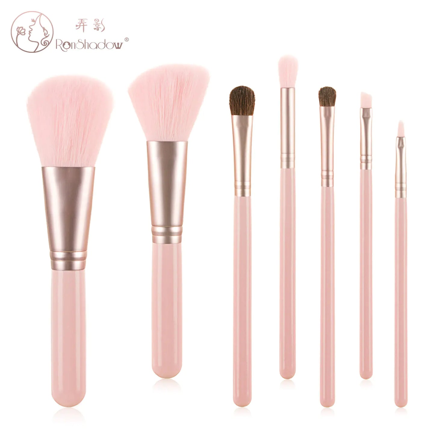 Mini Grape Makeup Brush Set with 7 Brushes