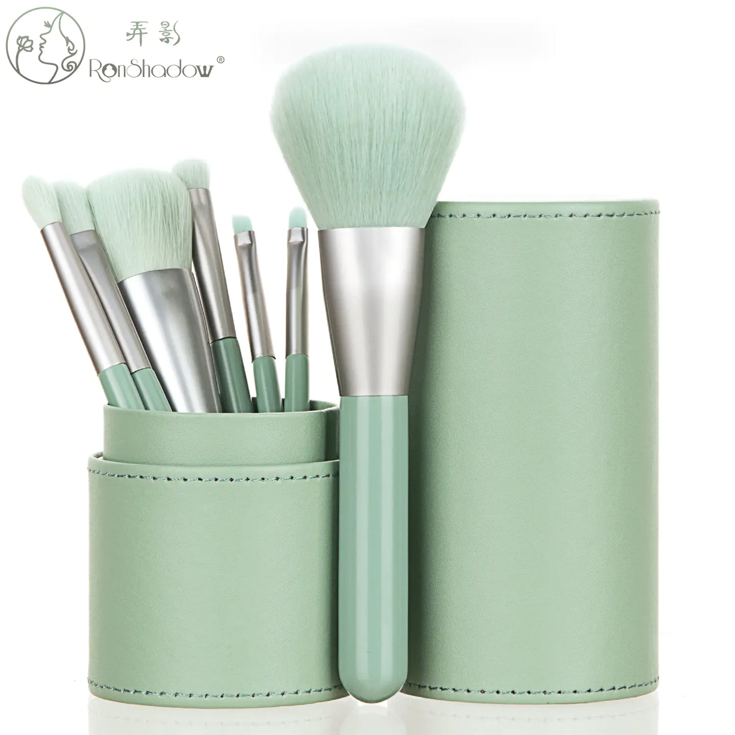 Mini Grape Makeup Brush Set with 7 Brushes