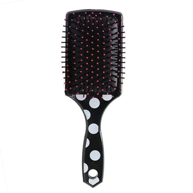 Polka Dot Air Cushion Comb for Long Hair and Curling
