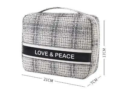 Plaid Chic Travel Cosmetic Case