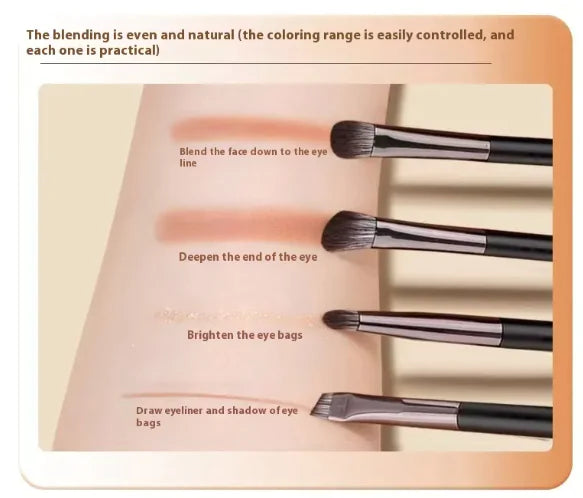 Mirror Makeup Brush Set