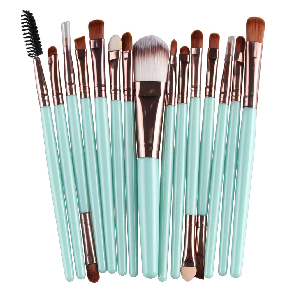 Luxury 15-Piece Professional Makeup Brush Set