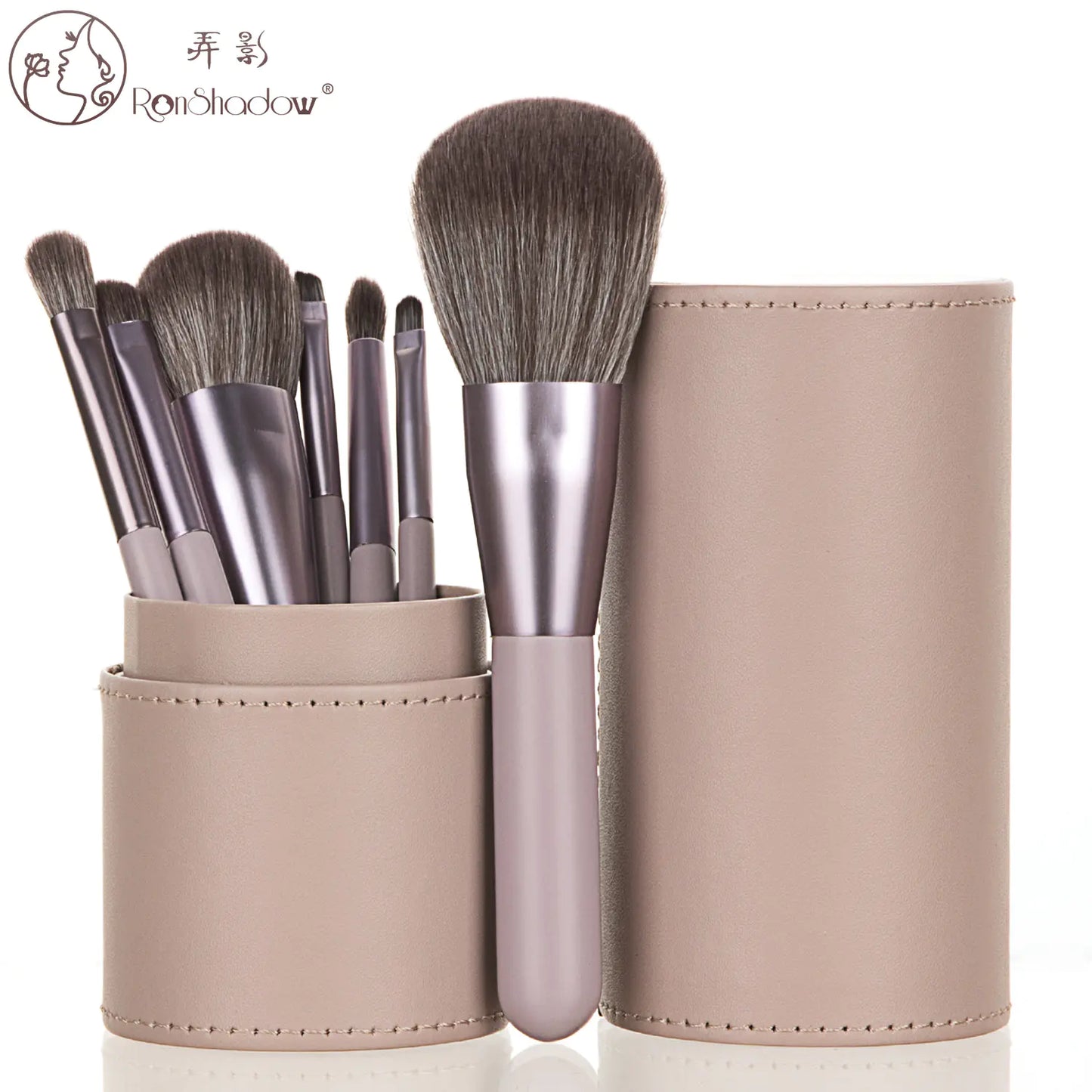 Mini Grape Makeup Brush Set with 7 Brushes