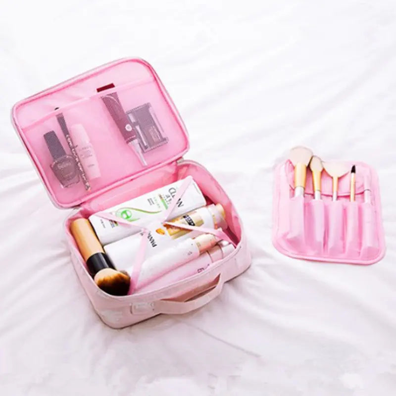 Compact Travel Toiletry & Makeup Organizer