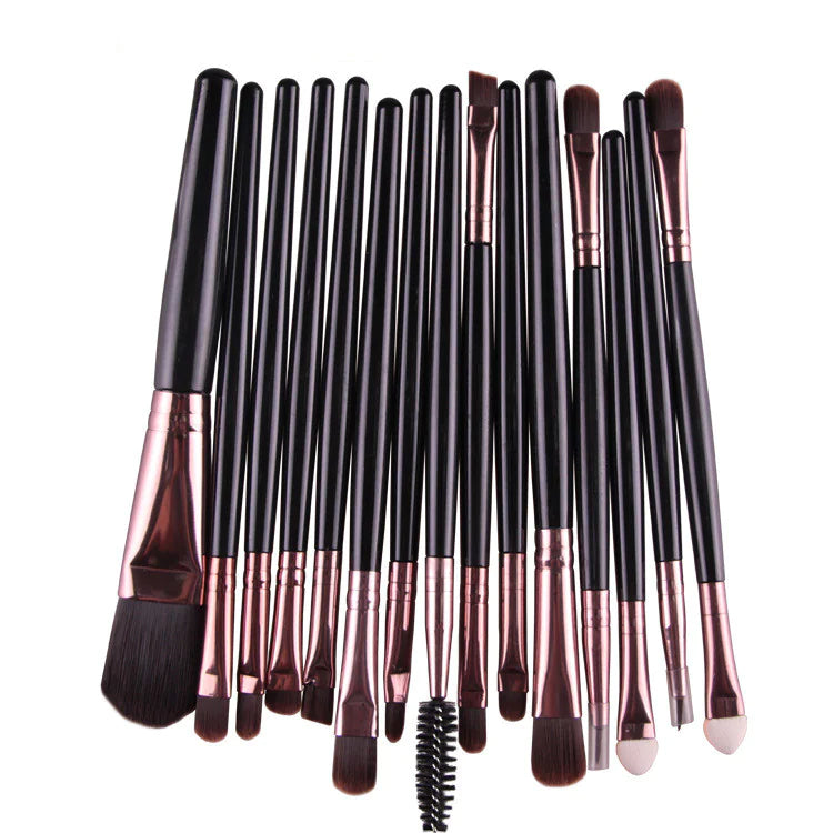 Luxury 15-Piece Professional Makeup Brush Set