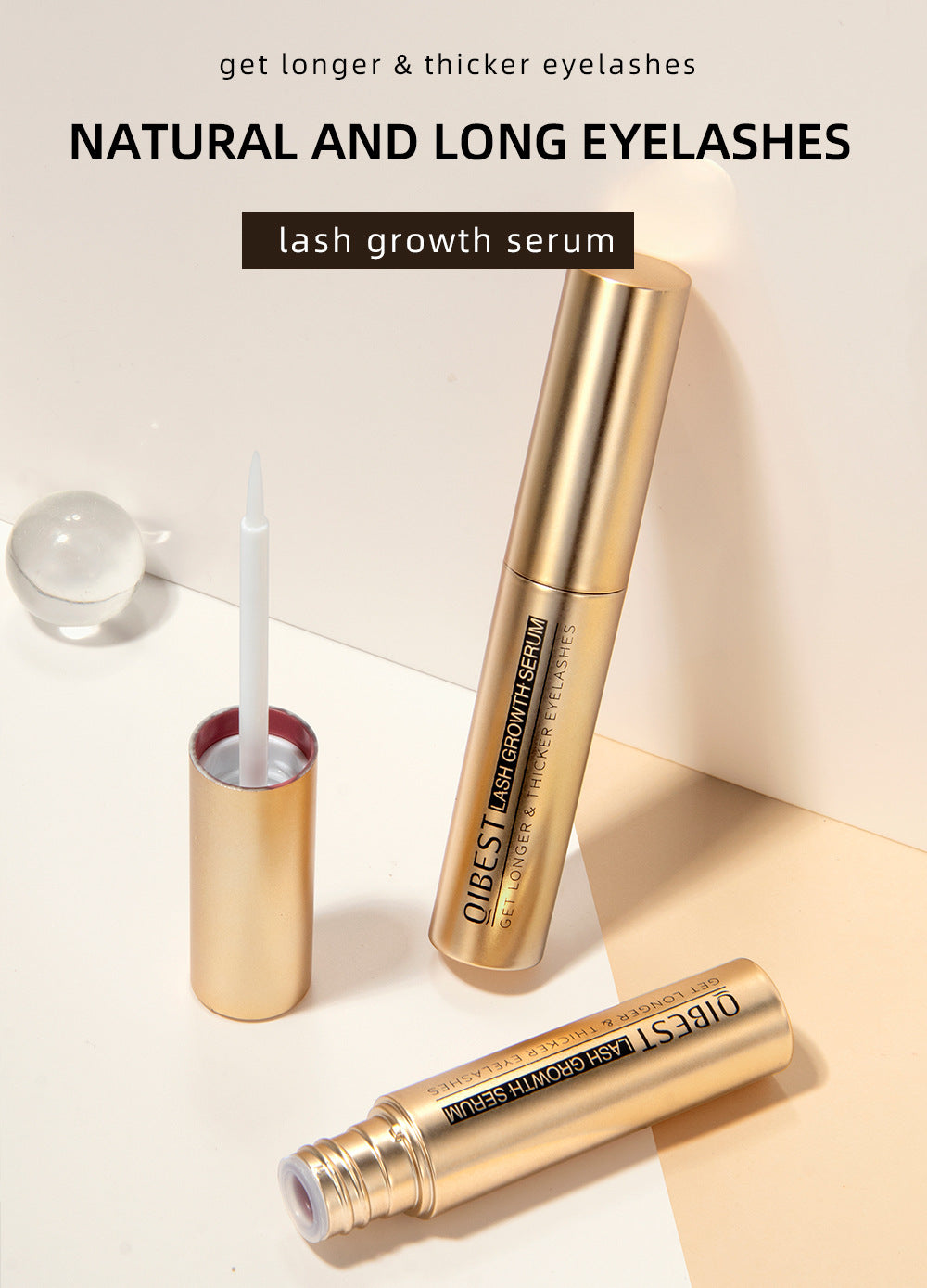 QIBEST Lengthening and Curling Mascara Serum