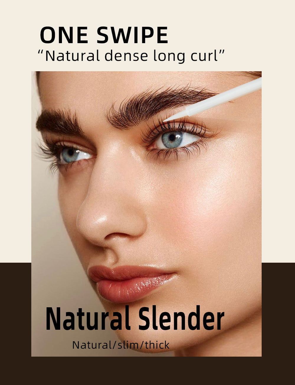 QIBEST Lengthening and Curling Mascara Serum