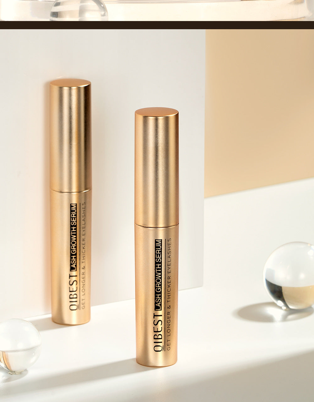 QIBEST Lengthening and Curling Mascara Serum