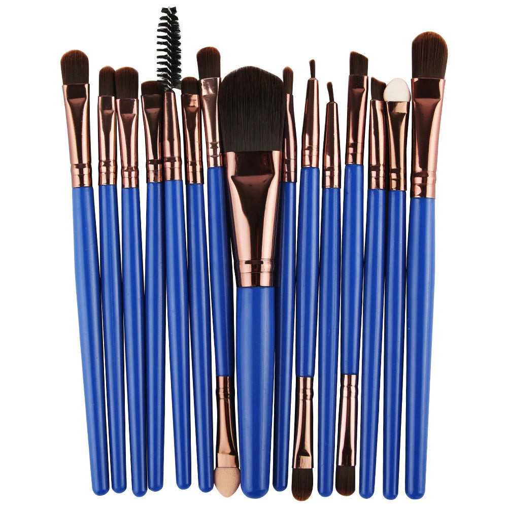 Luxury 15-Piece Professional Makeup Brush Set