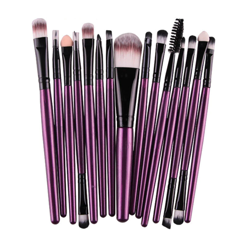 Luxury 15-Piece Professional Makeup Brush Set