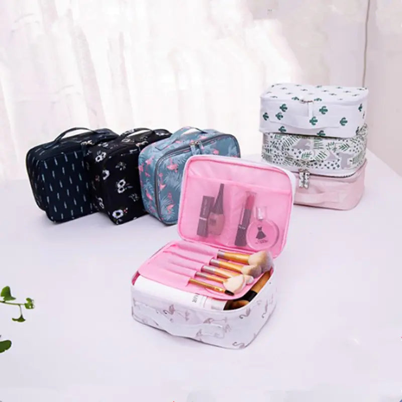 Compact Travel Toiletry & Makeup Organizer