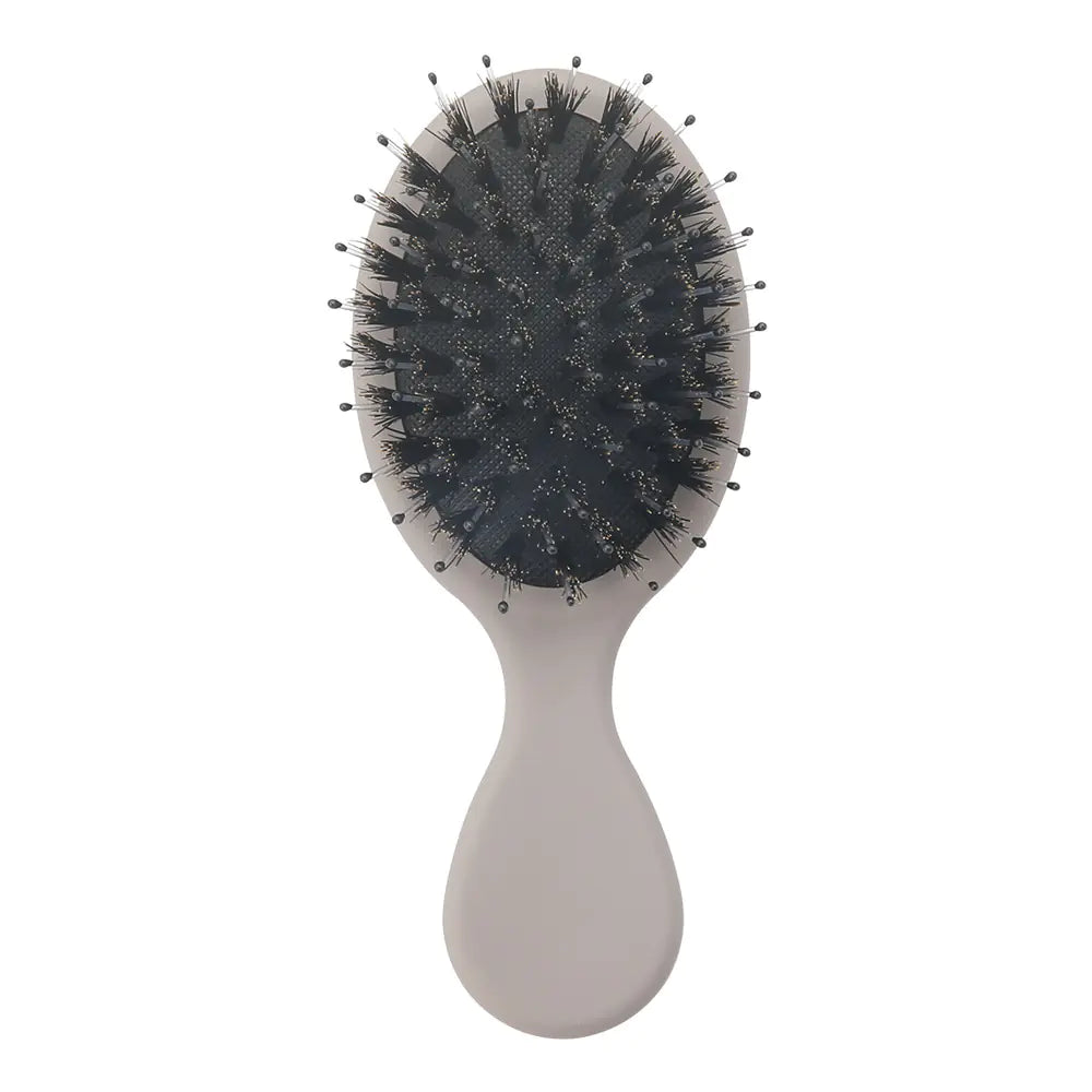 Elegant Travel Hairbrush for Knot-Free Hair