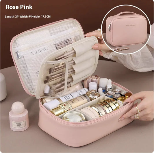 High-Capacity Chic Makeup Organizer